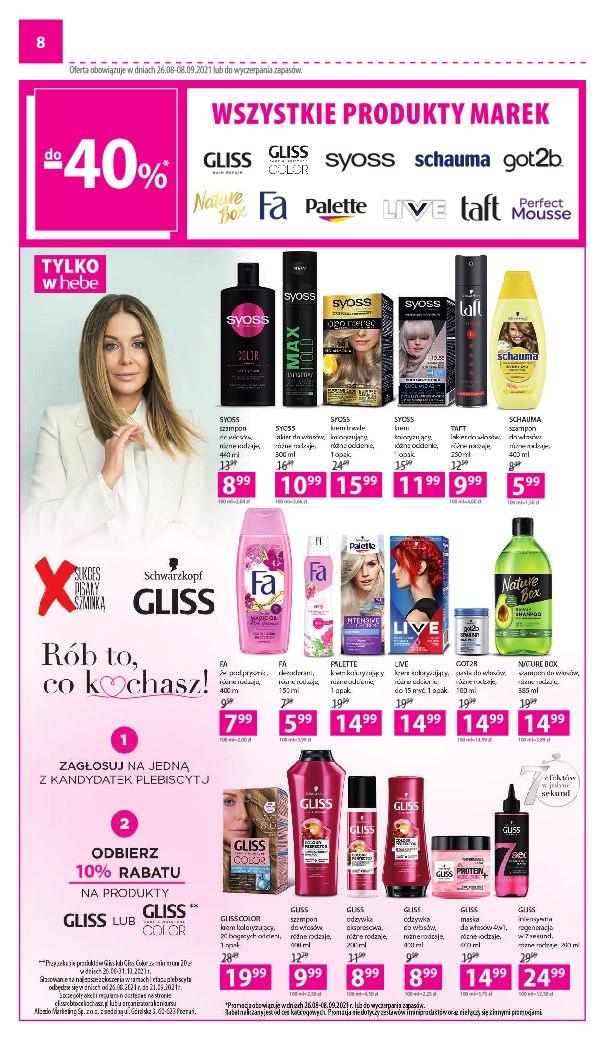 Gazetka promocyjna Hebe str. 8