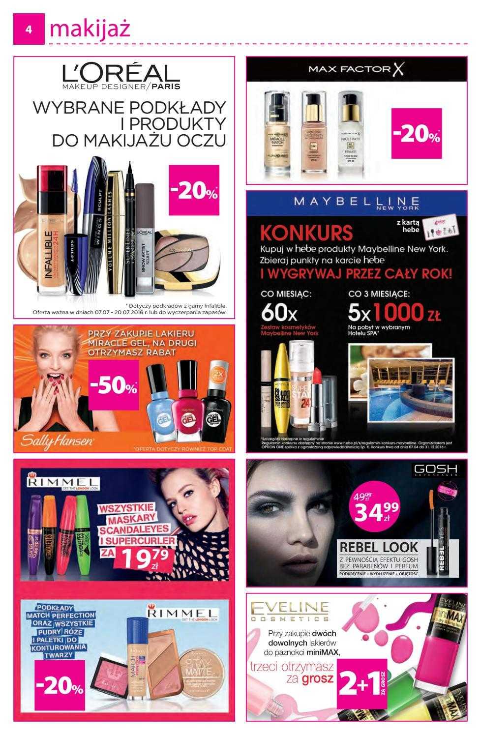 Gazetka promocyjna Hebe str. 4