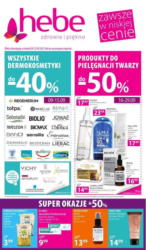 Gazetka promocyjna Hebe str. 1