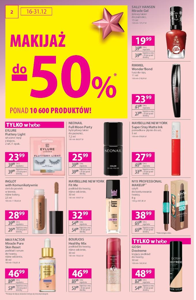 Gazetka promocyjna Hebe str. 2