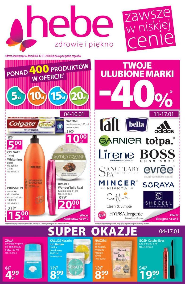 Gazetka promocyjna Hebe str. 1