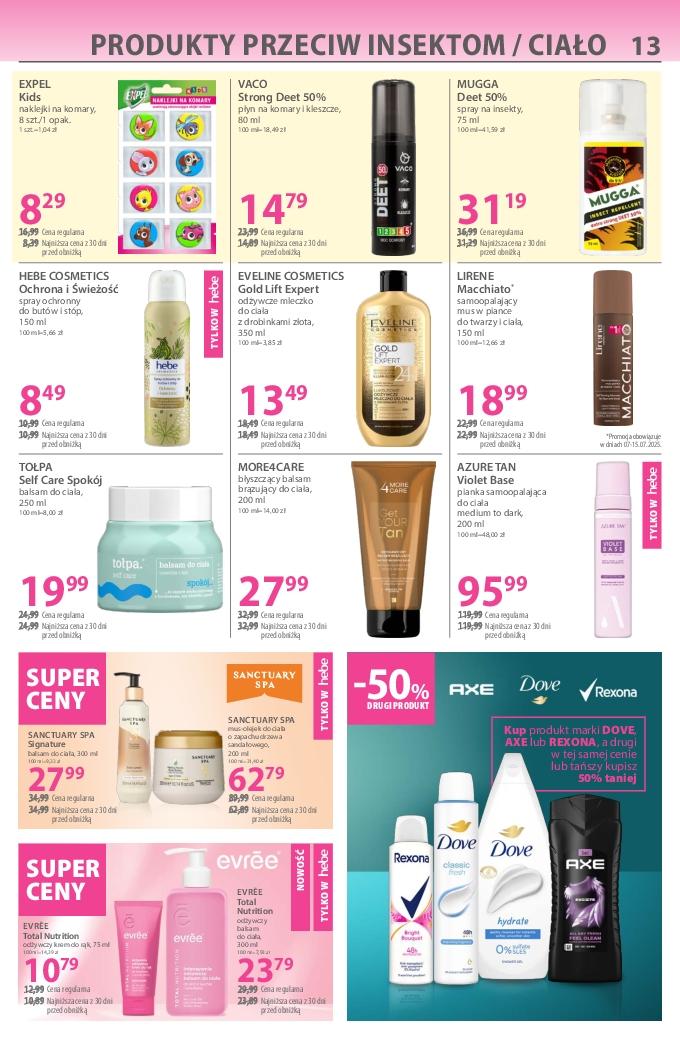 Gazetka promocyjna Hebe str. 13