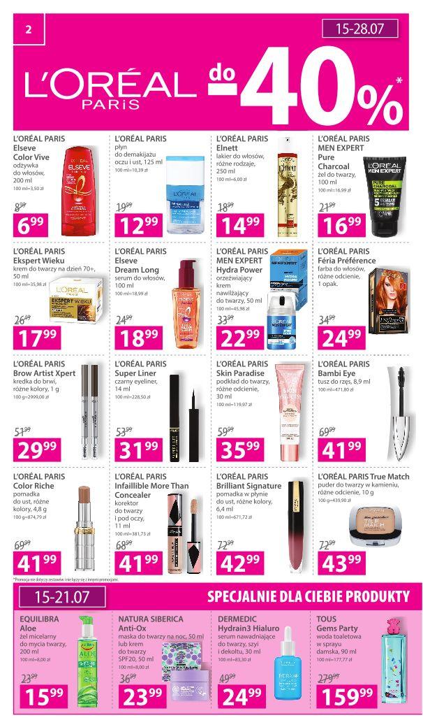 Gazetka promocyjna Hebe str. 2