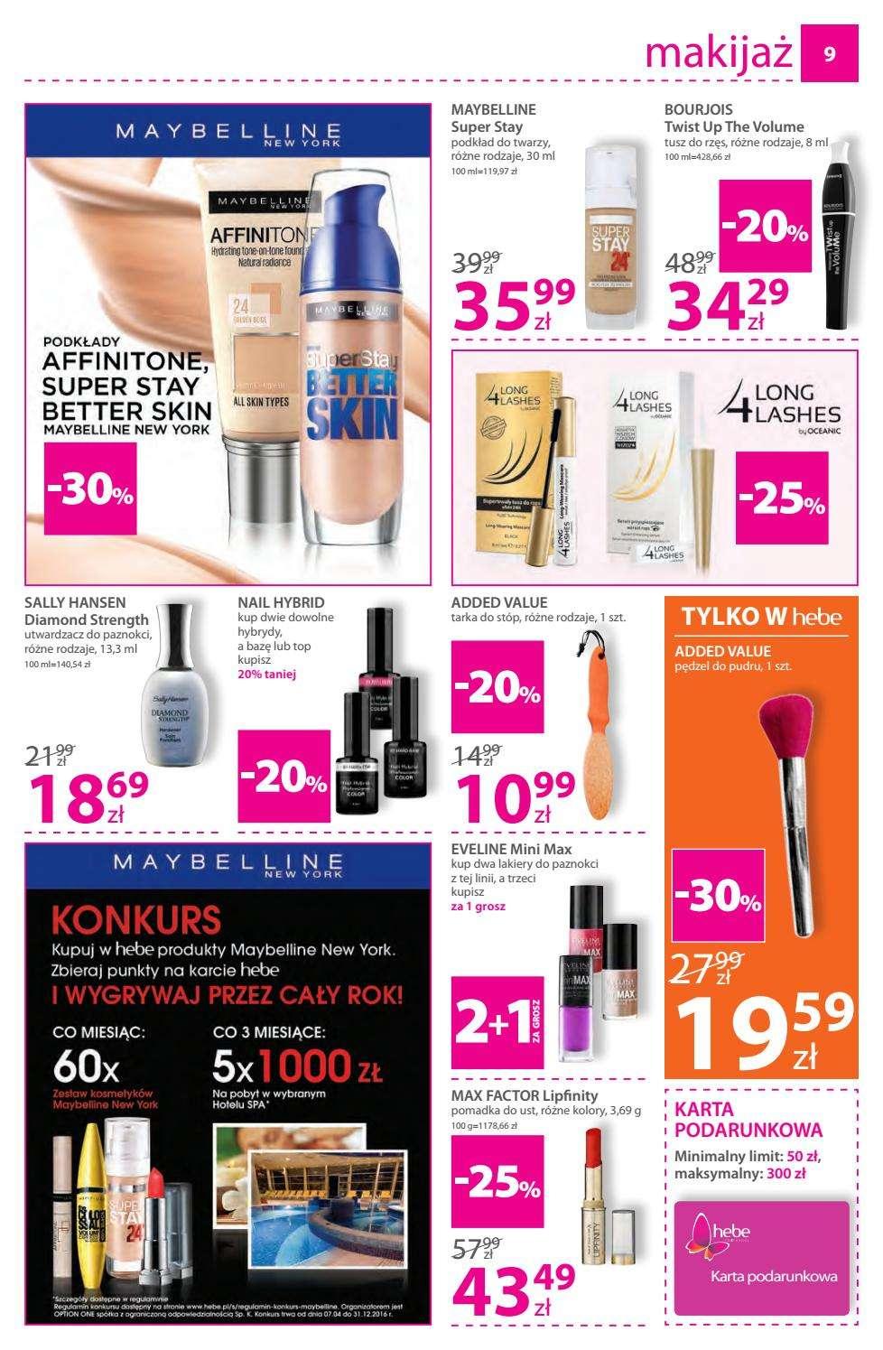 Gazetka promocyjna Hebe str. 9