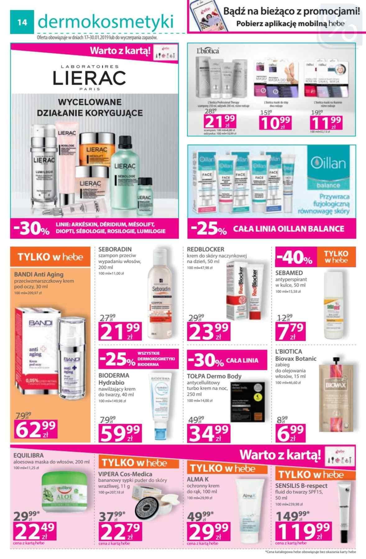 Gazetka promocyjna Hebe str. 14
