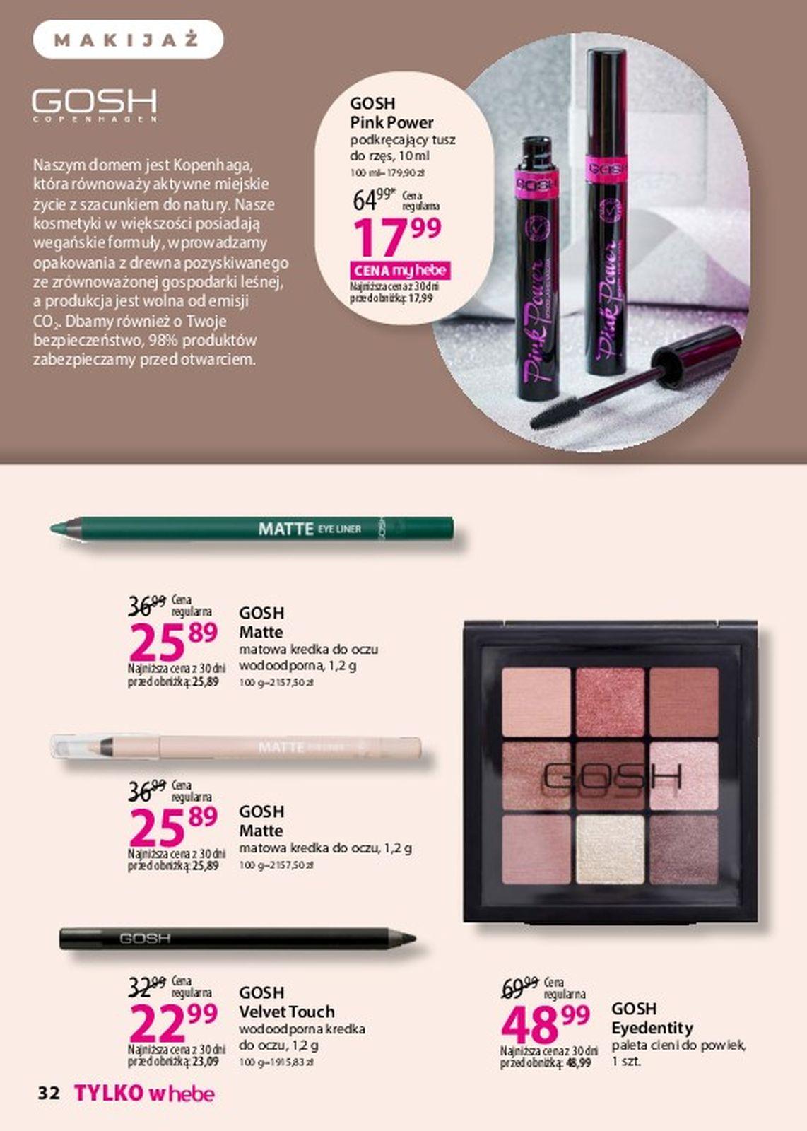 Gazetka promocyjna Hebe str. 32