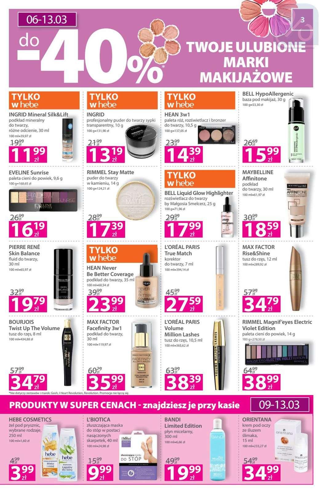 Gazetka promocyjna Hebe str. 3