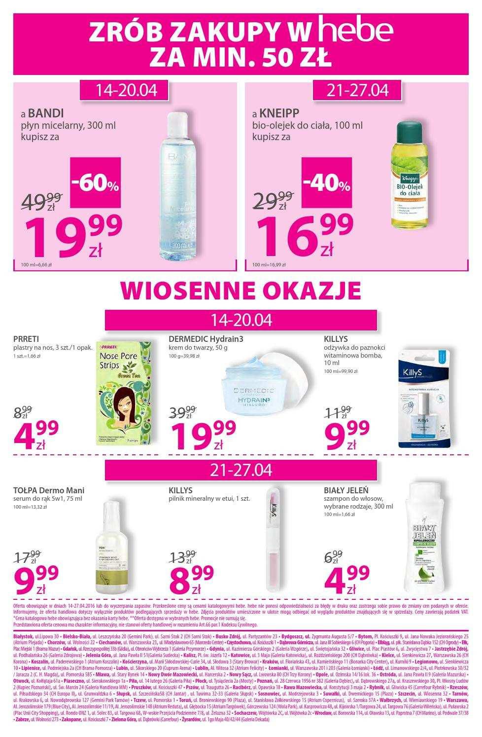 Gazetka promocyjna Hebe str. 16