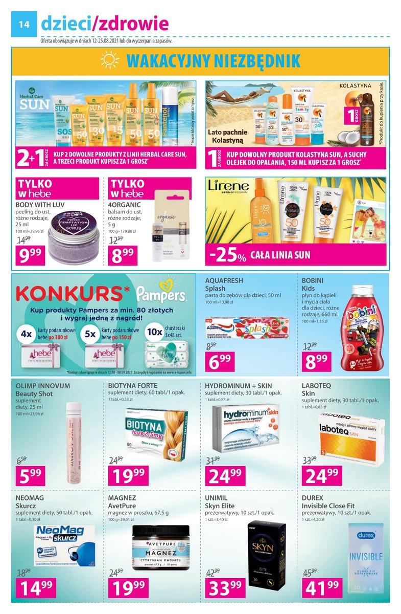 Gazetka promocyjna Hebe str. 14