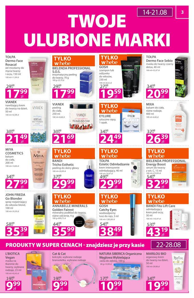 Gazetka promocyjna Hebe str. 3