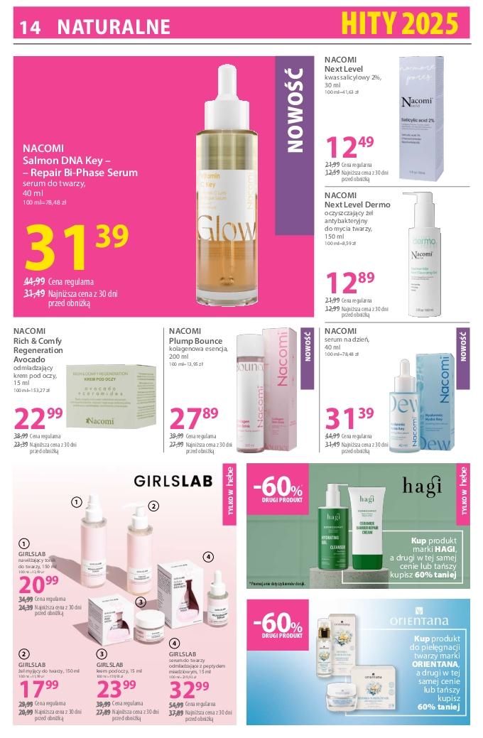 Gazetka promocyjna Hebe str. 14