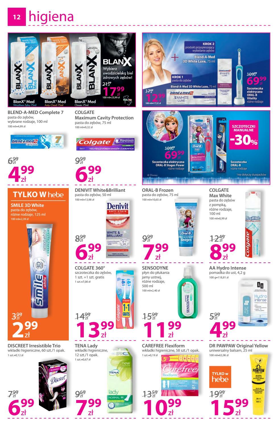 Gazetka promocyjna Hebe str. 12