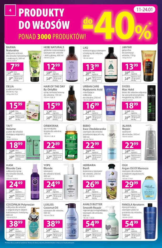 Gazetka promocyjna Hebe str. 4