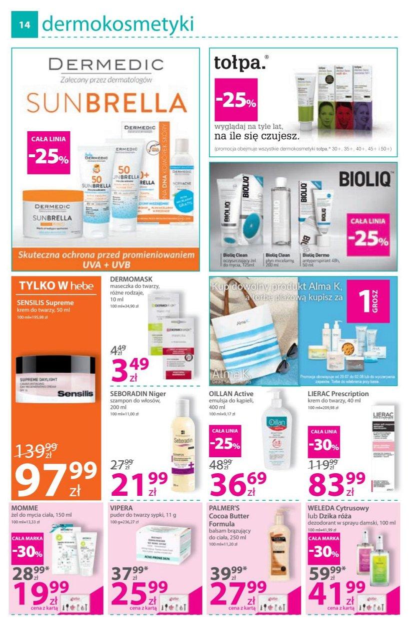 Gazetka promocyjna Hebe str. 14