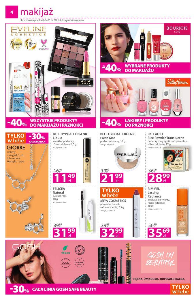 Gazetka promocyjna Hebe str. 4