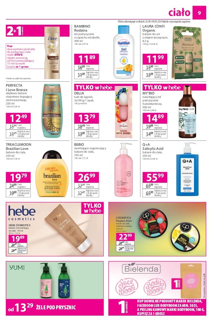 Gazetka promocyjna Hebe str. 9