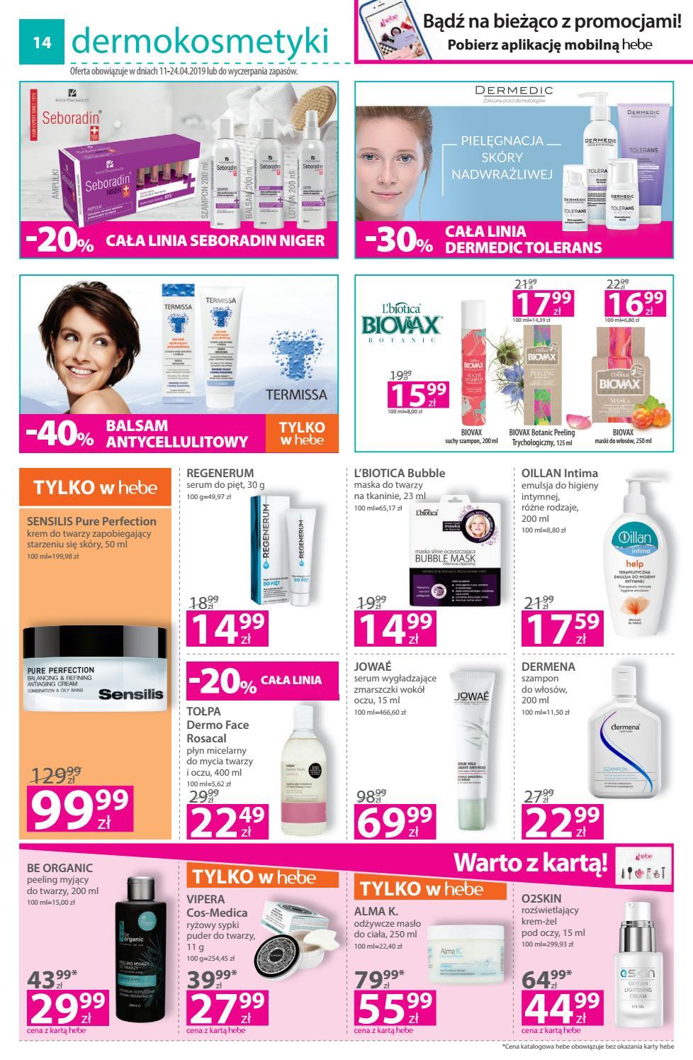 Gazetka promocyjna Hebe str. 14