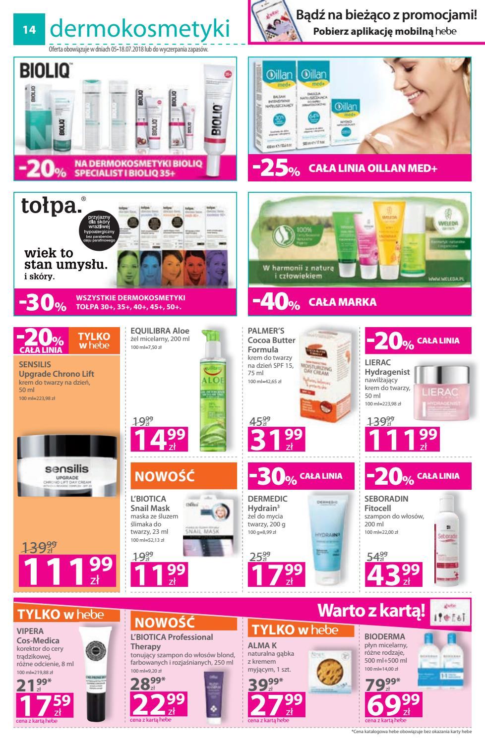 Gazetka promocyjna Hebe str. 14