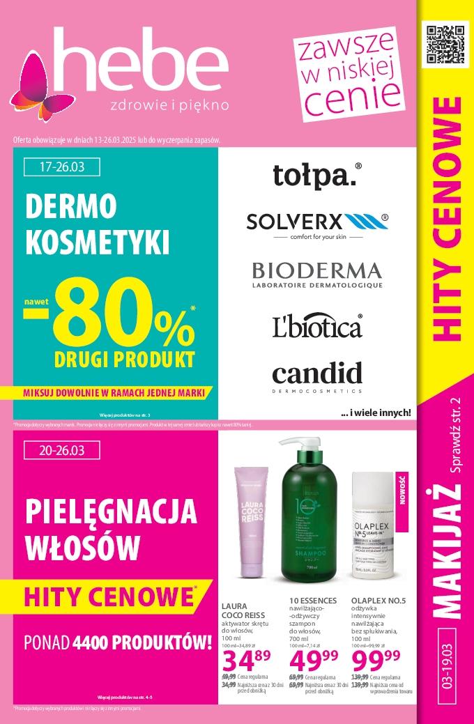 Gazetka promocyjna Hebe str. 1