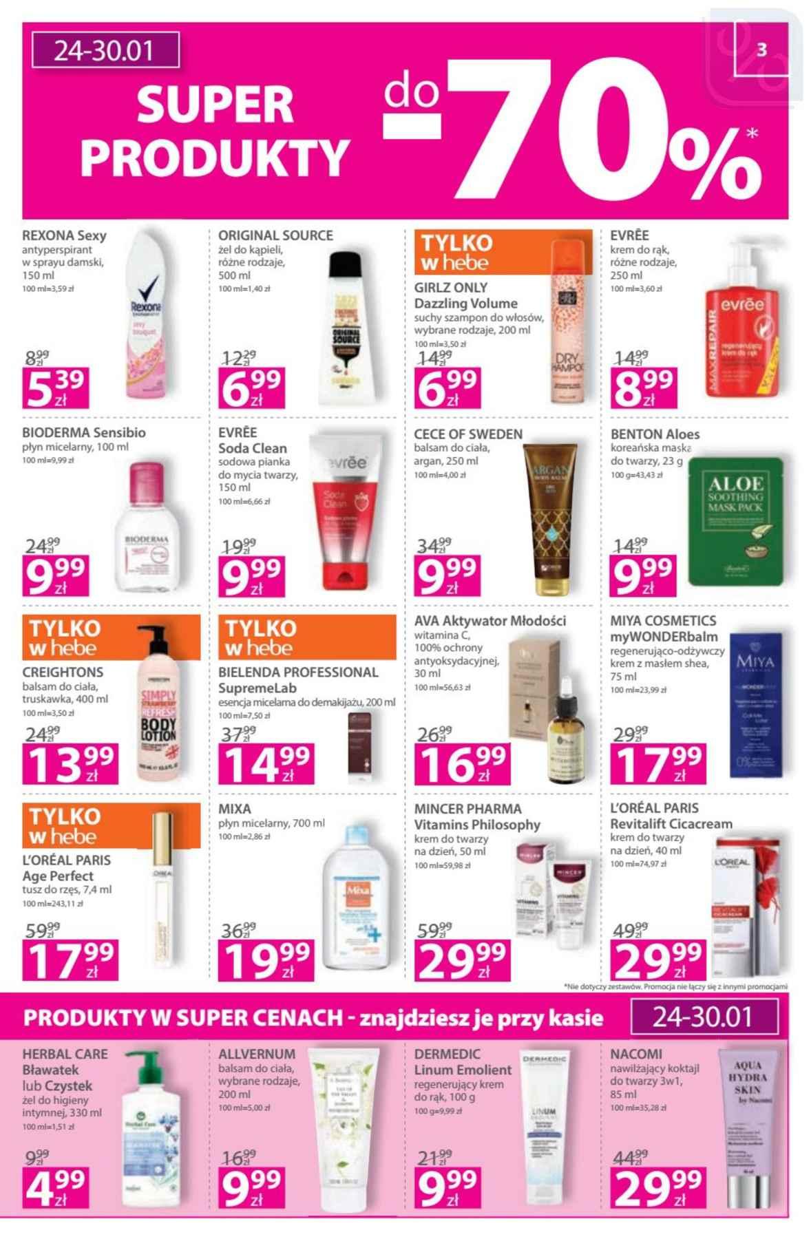 Gazetka promocyjna Hebe str. 3