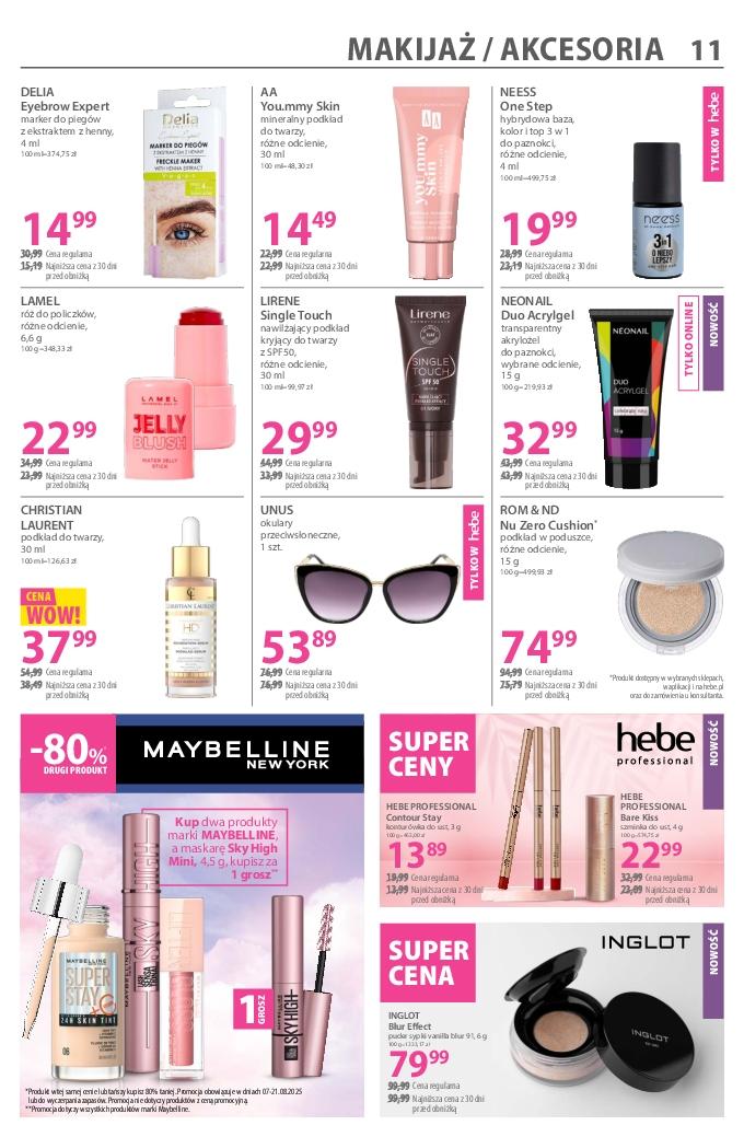 Gazetka promocyjna Hebe str. 11
