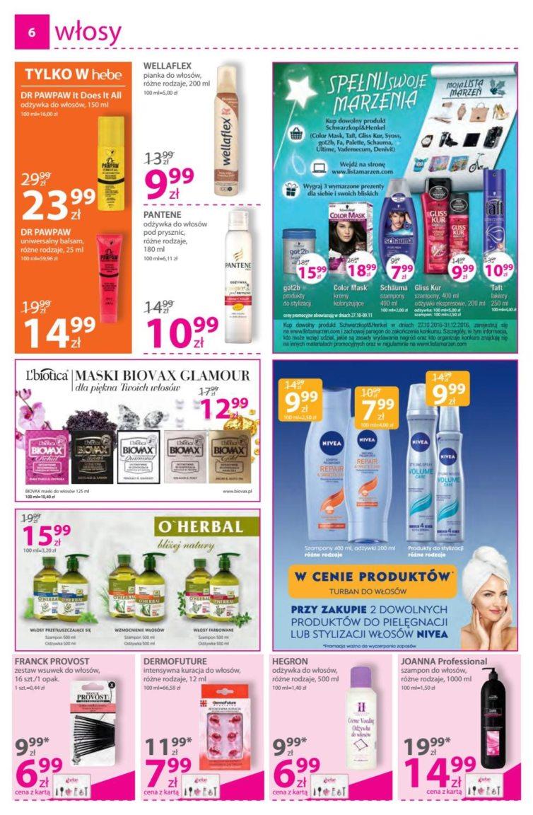 Gazetka promocyjna Hebe str. 6