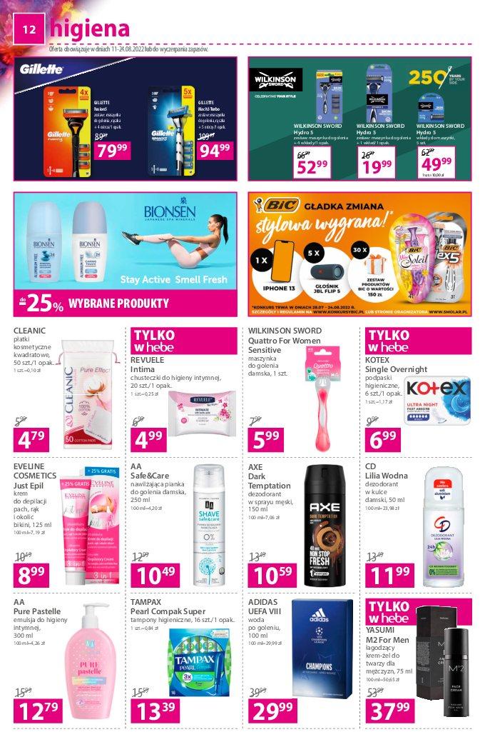 Gazetka promocyjna Hebe str. 12