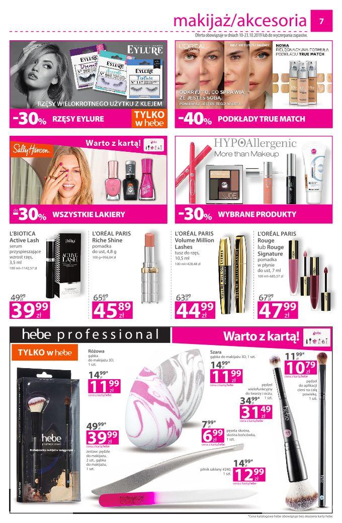 Gazetka promocyjna Hebe str. 7