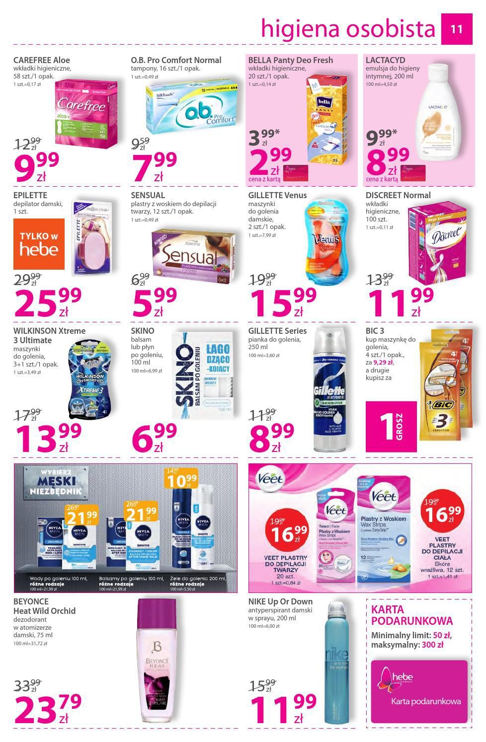 Gazetka promocyjna Hebe str. 11