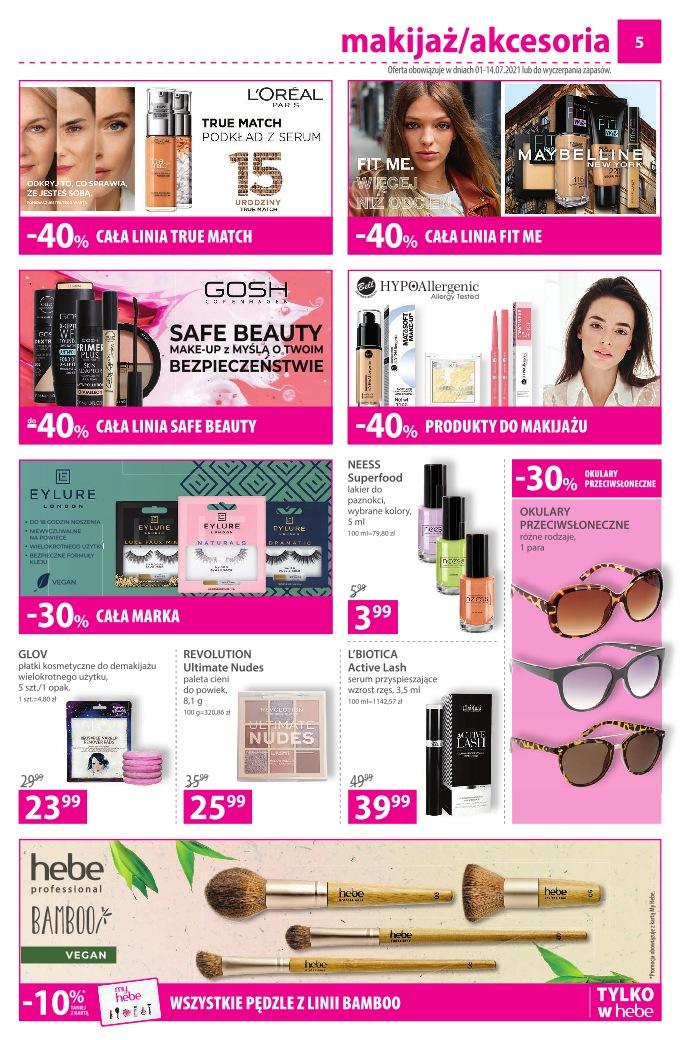 Gazetka promocyjna Hebe str. 5