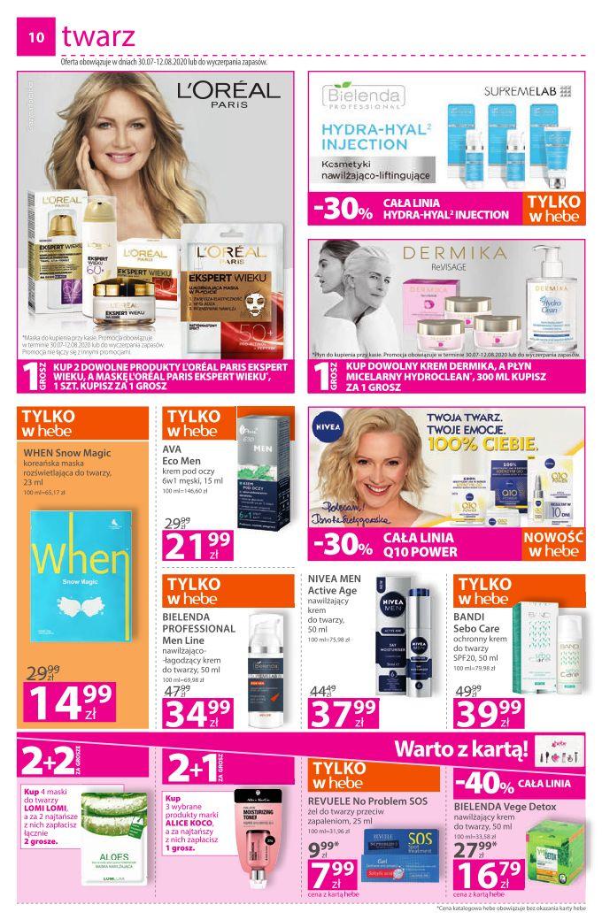 Gazetka promocyjna Hebe str. 10