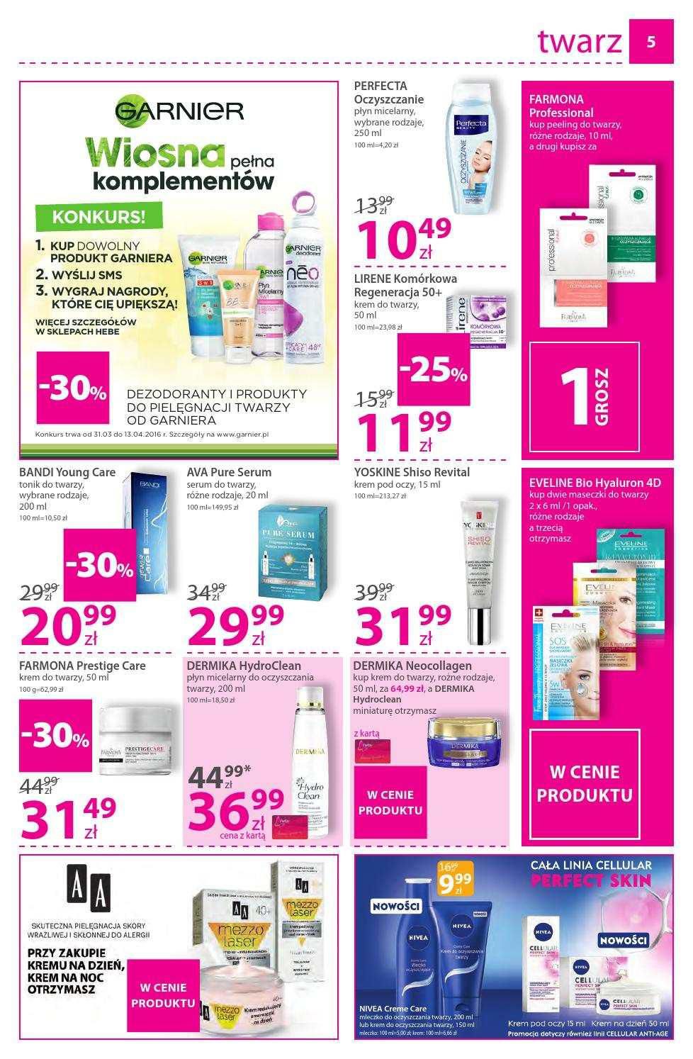 Gazetka promocyjna Hebe str. 5