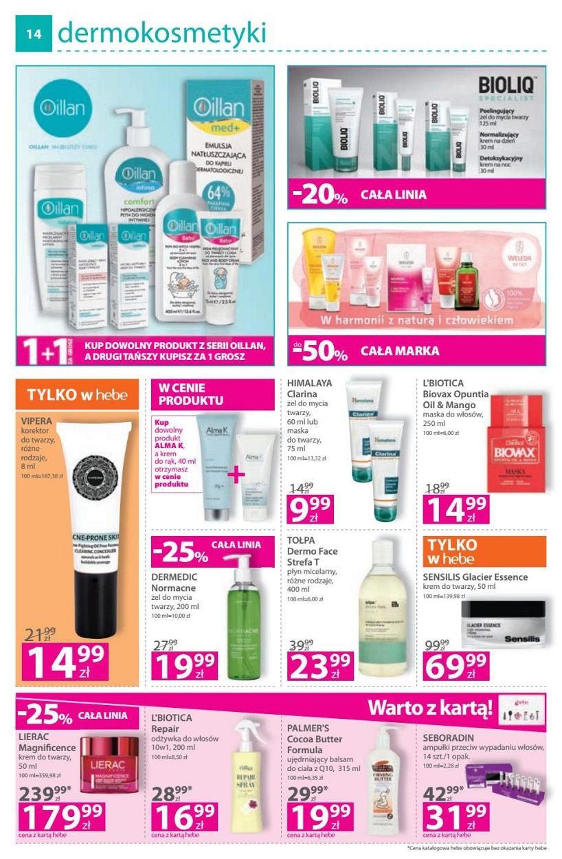 Gazetka promocyjna Hebe str. 14
