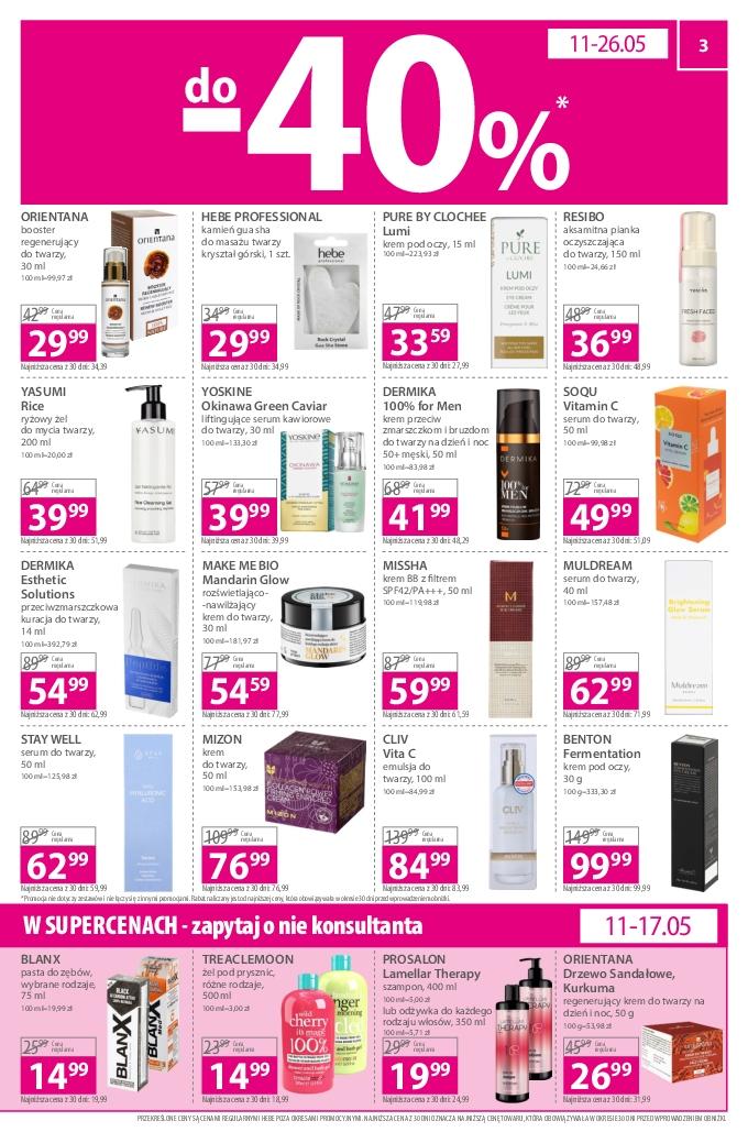 Gazetka promocyjna Hebe str. 3