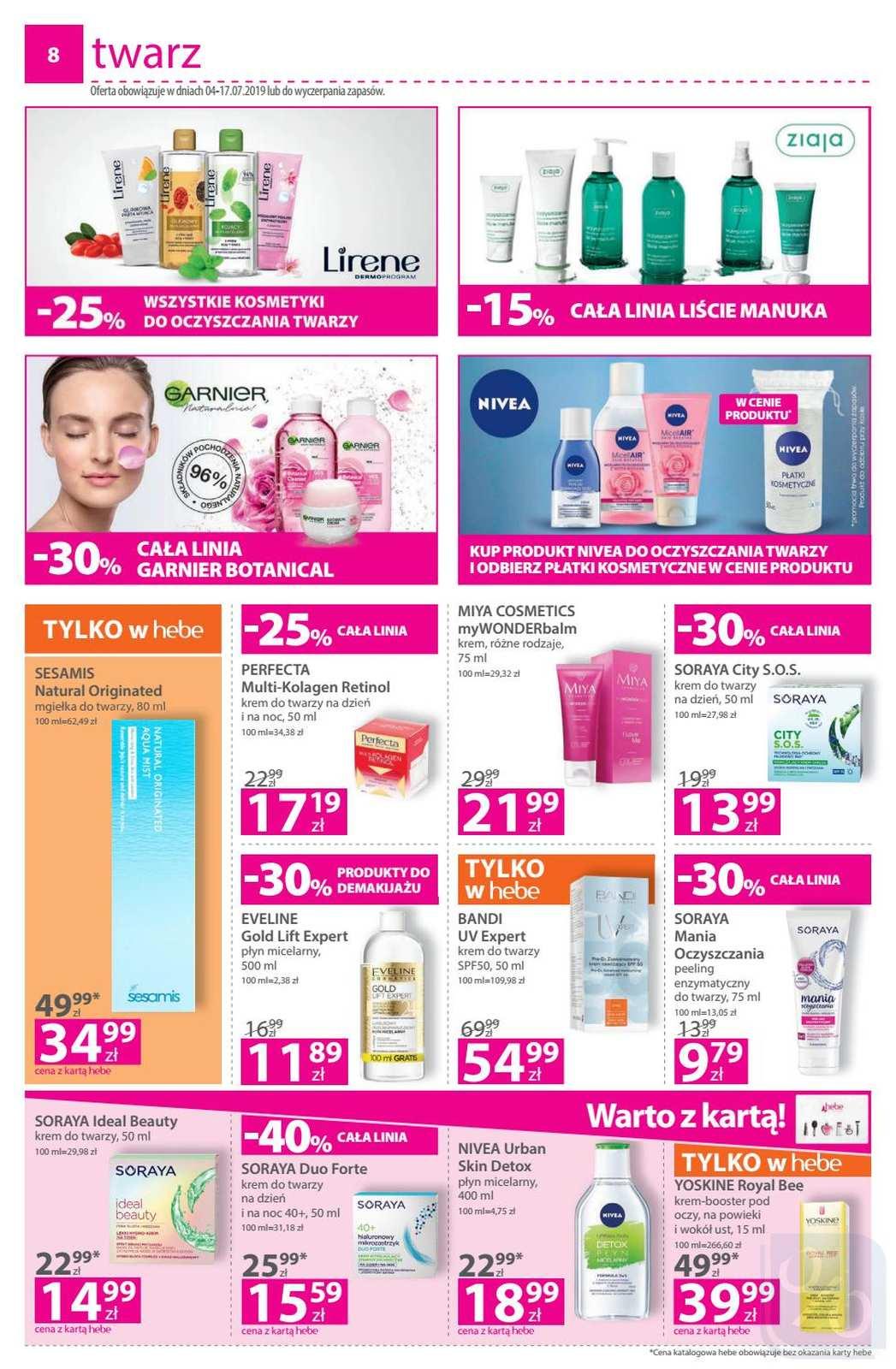 Gazetka promocyjna Hebe str. 8