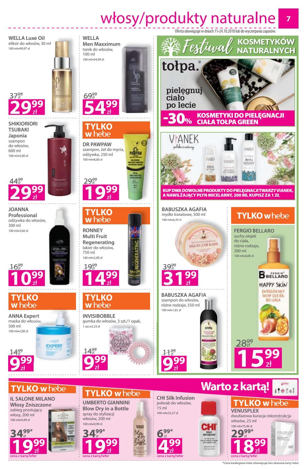 Gazetka promocyjna Hebe str. 7