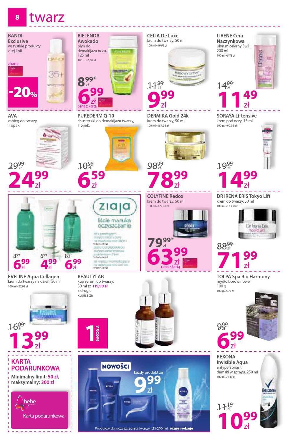 Gazetka promocyjna Hebe str. 8