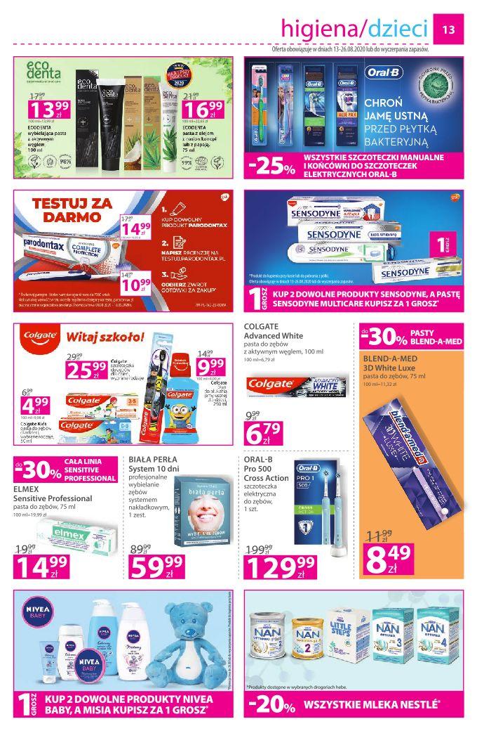 Gazetka promocyjna Hebe str. 13