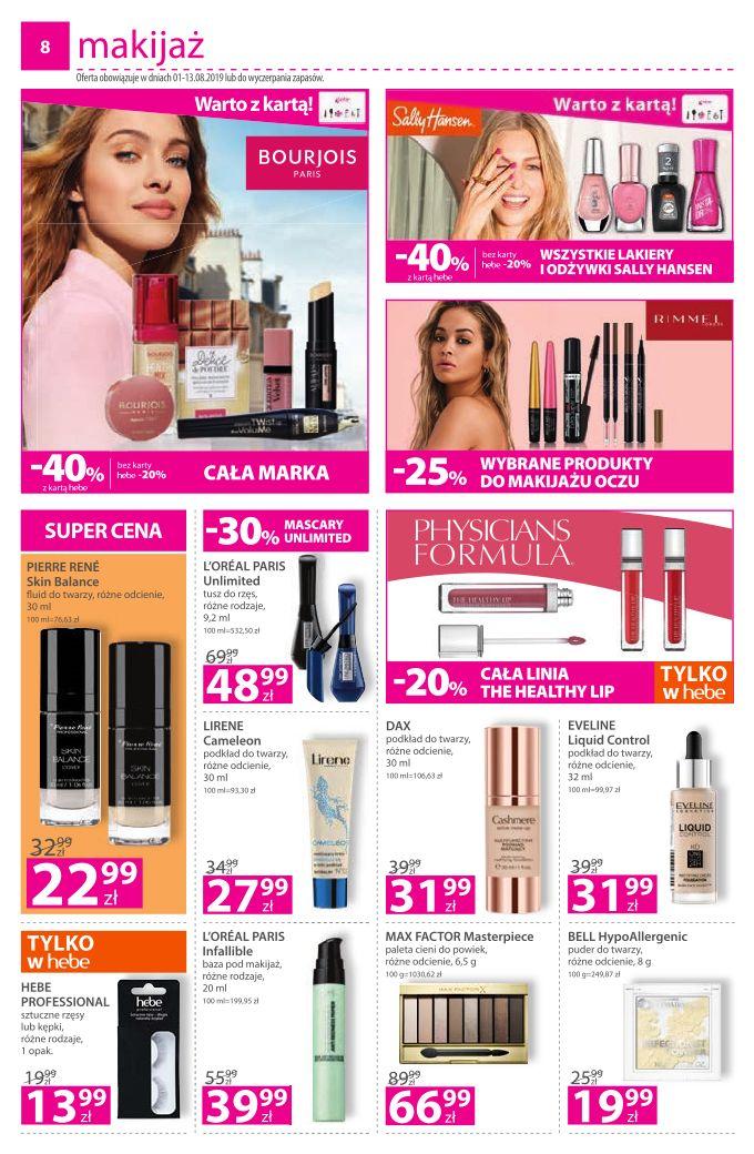 Gazetka promocyjna Hebe str. 8