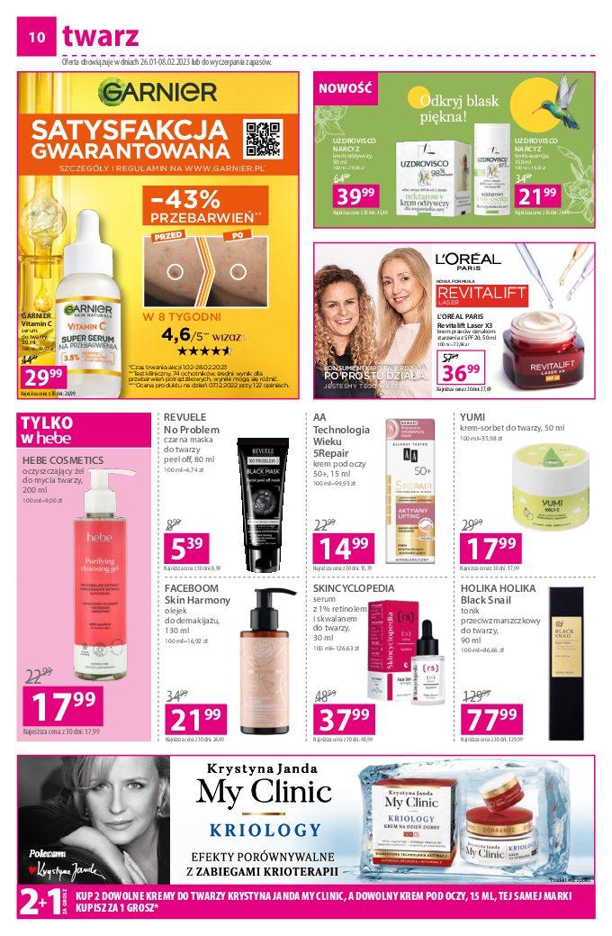 Gazetka promocyjna Hebe str. 10