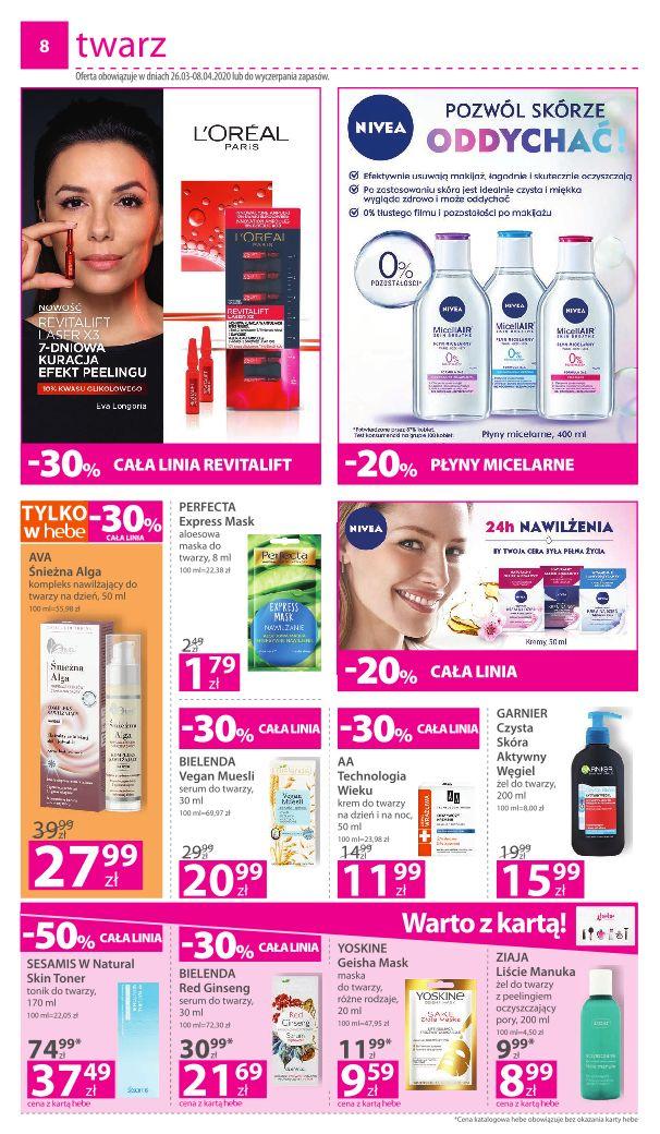 Gazetka promocyjna Hebe str. 8