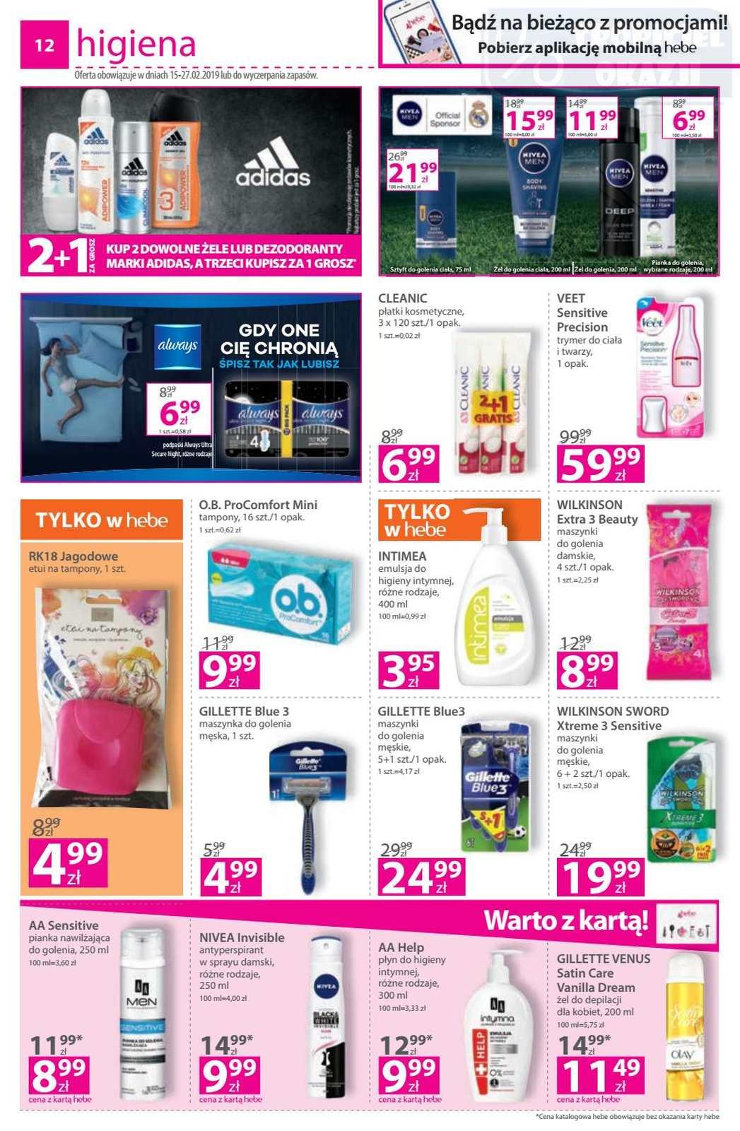 Gazetka promocyjna Hebe str. 12