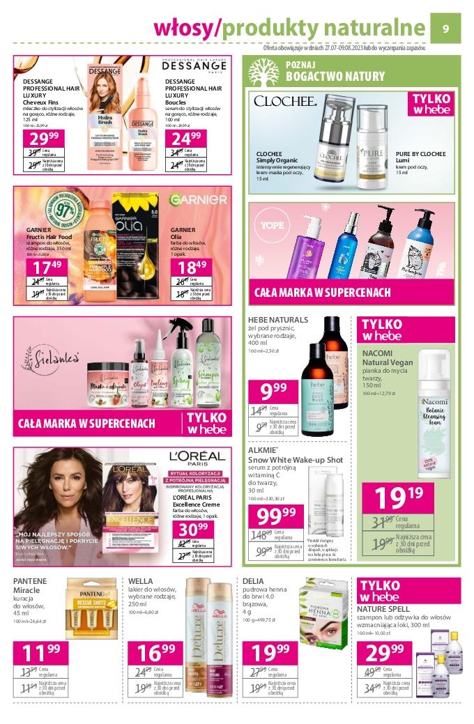 Gazetka promocyjna Hebe str. 9