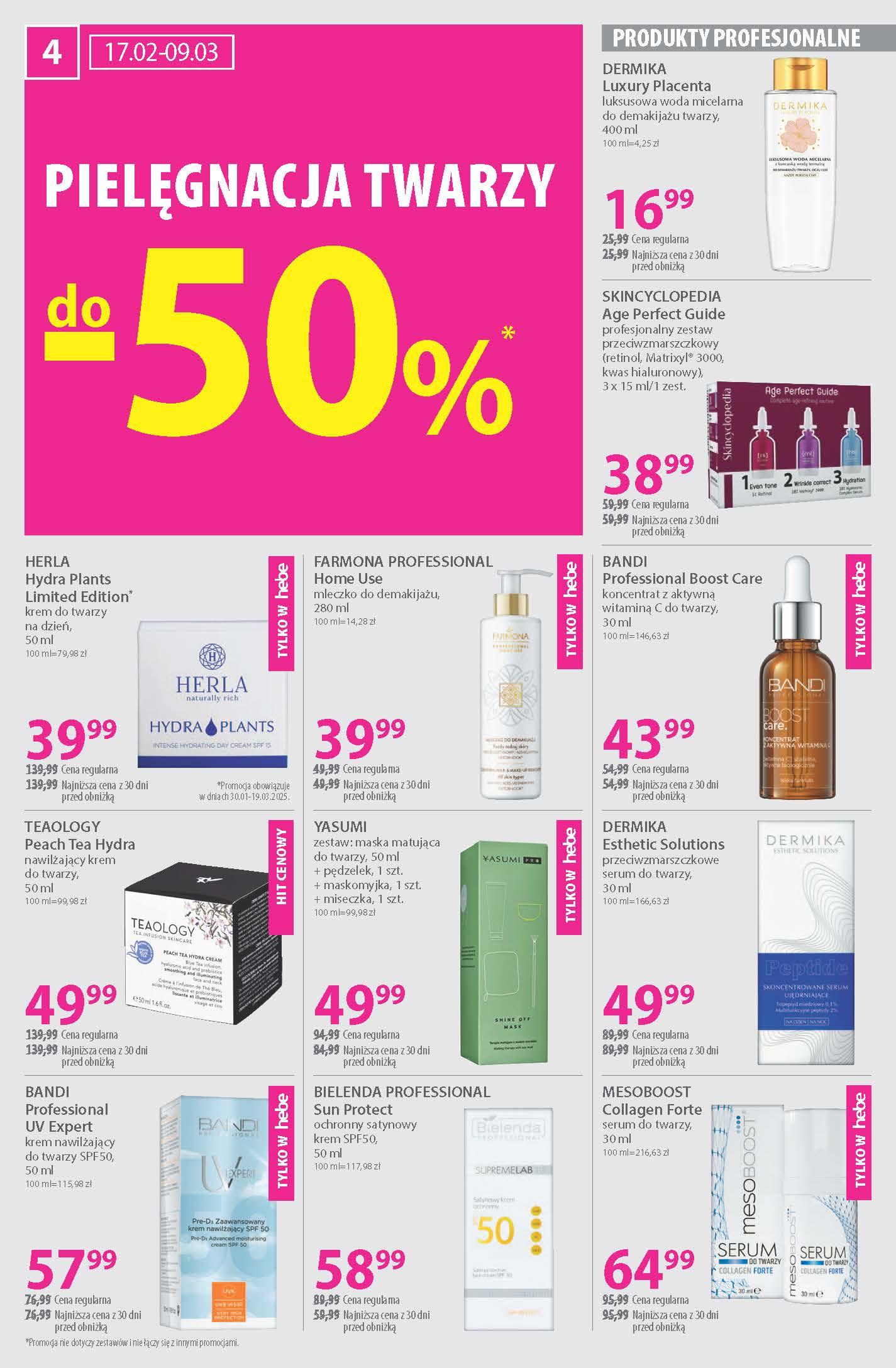 Gazetka promocyjna Hebe str. 4