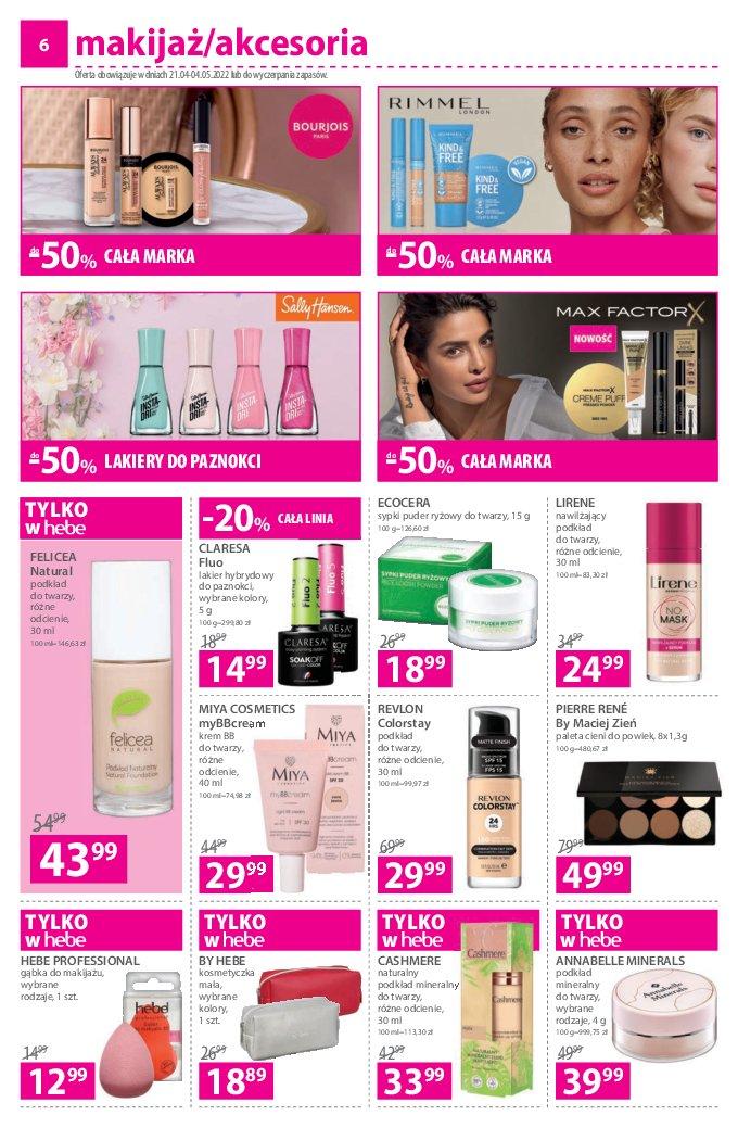Gazetka promocyjna Hebe str. 6