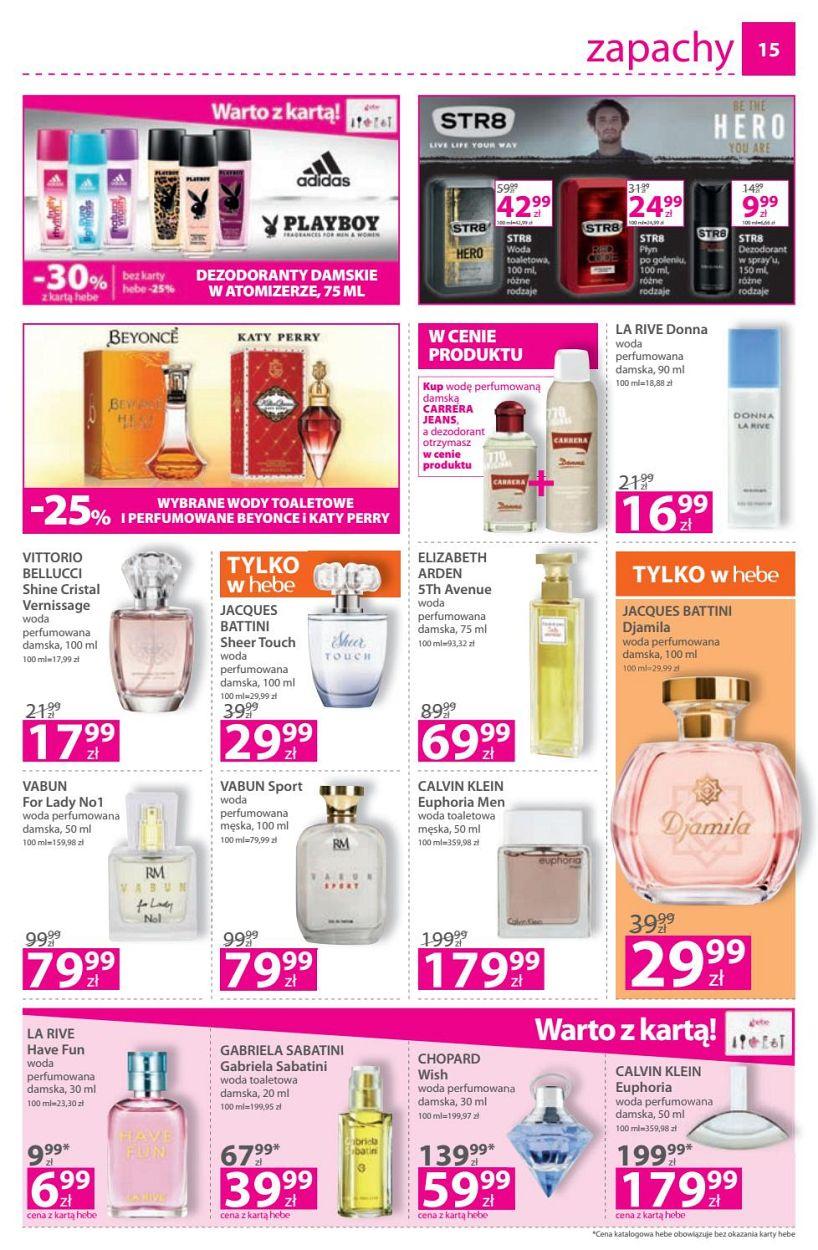 Gazetka promocyjna Hebe str. 15