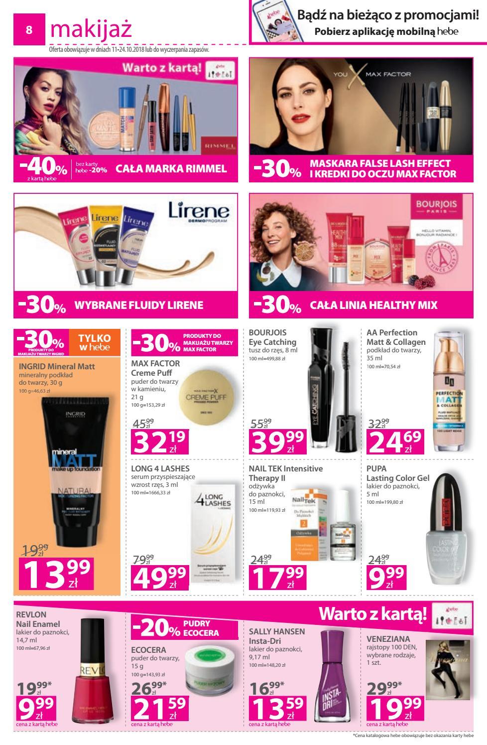 Gazetka promocyjna Hebe str. 8