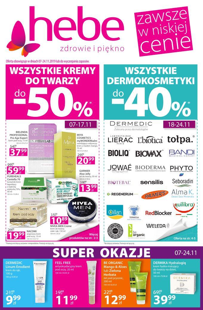 Gazetka promocyjna Hebe str. 1
