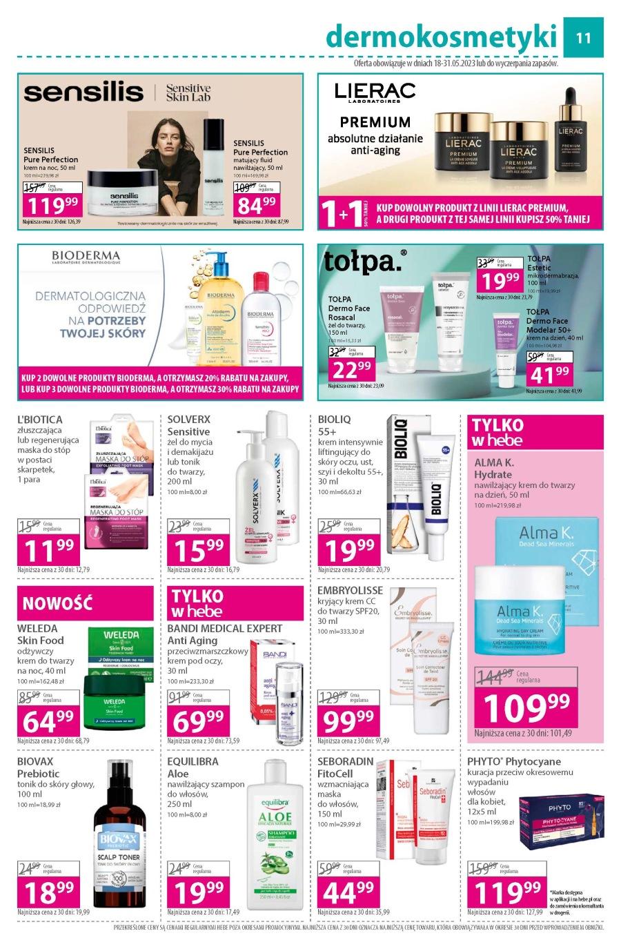 Gazetka promocyjna Hebe str. 11