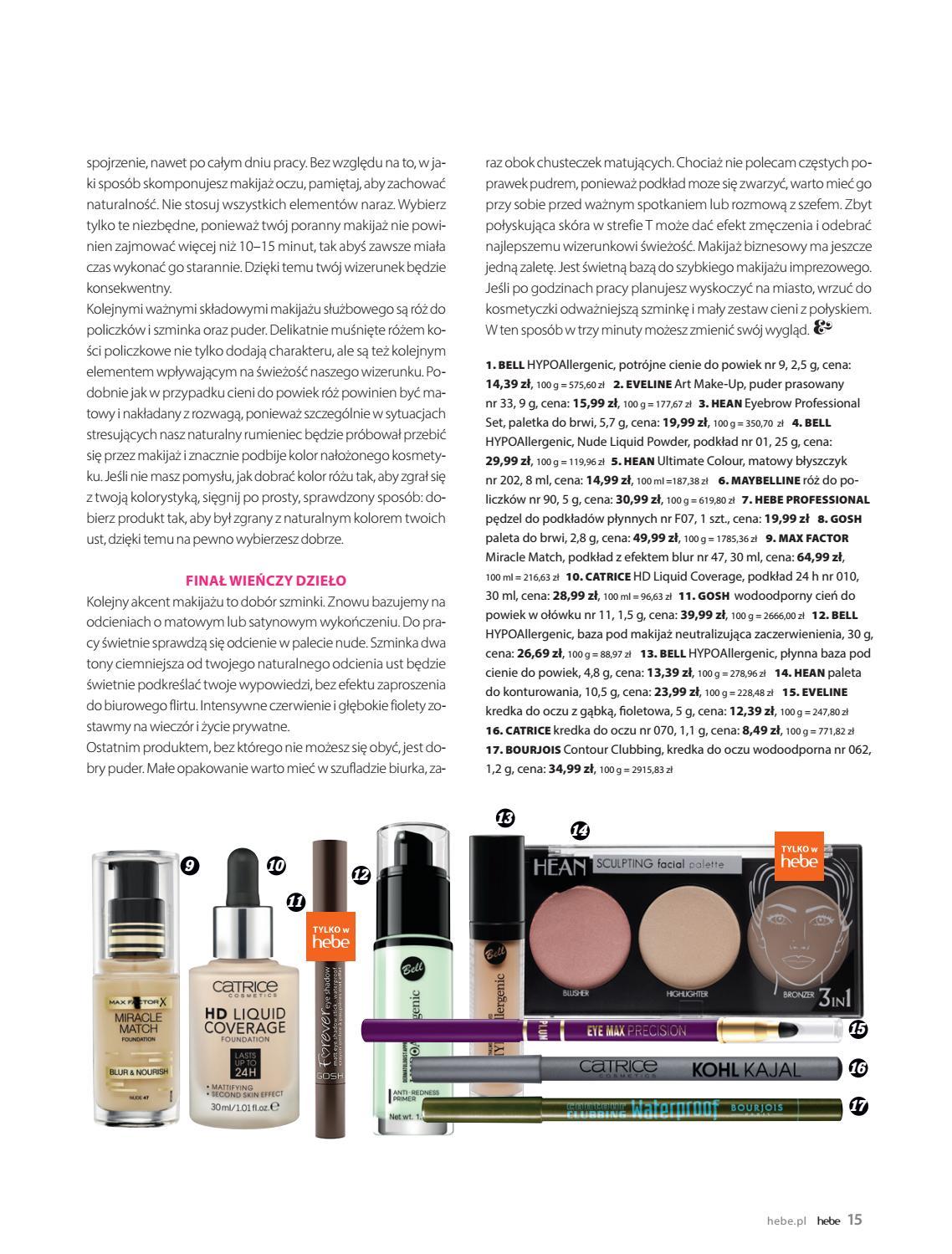 Gazetka promocyjna Hebe str. 15